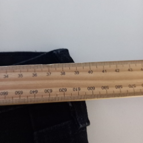 Pantalones de mezclilla AG Adriano Goldschmied para mujer 27R The Stilt Cigarette Leg negros tiro bajo - Imagen 14 de 17