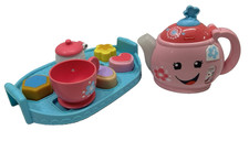 Smart Stages Sweet Manners Fisher Price Laugh  Learn Pink Teapot Musical Works