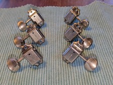 Single Line Kluson Tuners 58'-64' Patent 3x3 Metal Buttons Gibson Guild