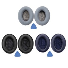 Leather Cushion Sponge Earpads for for QC35 QC35II Headset Earmuff