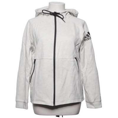 Adidas, Kapuzenpullover, Größe: 36/38, Grau, Baumwolle/Recyceltes Polyester #PlN