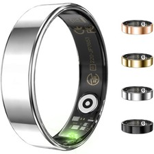 Health Activity Fitness Tracker, Ultra-thin Smart Ring for Women Men, Fitness...