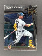 2022 Panini Select Stars Baseball Card Ronald Acuna Jr. Atlanta Braves #SS3