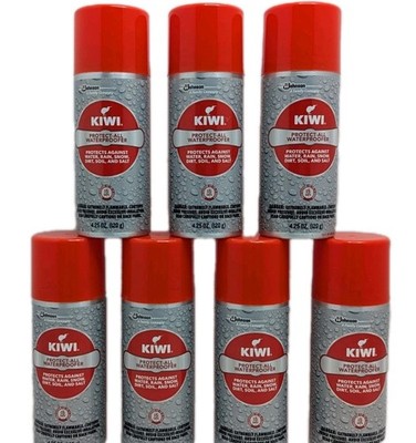 Kiwi Protect-All Waterproofer 4.25oz 7 Pack Shoes Fabric All Weather Shield