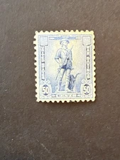 US STAMP WS9 War Savings Stamp Minuteman 50c (Single) 1942 MNH - OG  (318K)