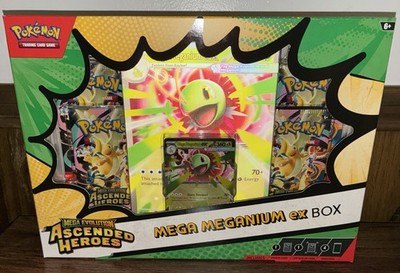 🚨Pokémon TCG Mega Evolution Ascended Heroes Mega Meganium EX Box