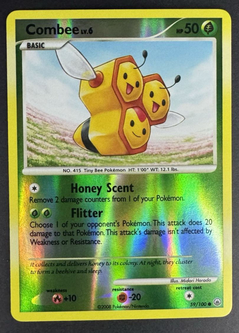 Combee LV.6 59/100 Reverse Holo - D&P Majestic Dawn - Pokémon TCG - NM