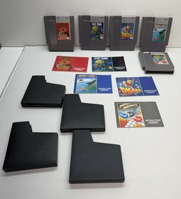 Time Lord, Marble Madness, Digger, World Games, Jordan NES CIB, lotto giochi x 5