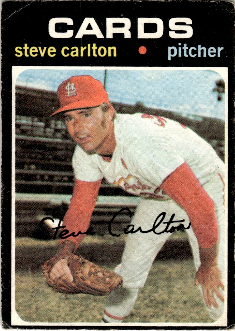 1971 O-Pee-Chee Steve Carlton St. Louis Cardinals #55