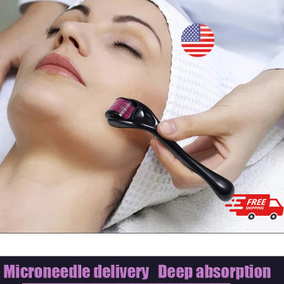 0.25mm professional roller, 540 titanium facial skincare and beauty massage tool
