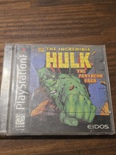 Incredible Hulk: The Pantheon Saga (Sony PlayStation 1, 1997) CIB