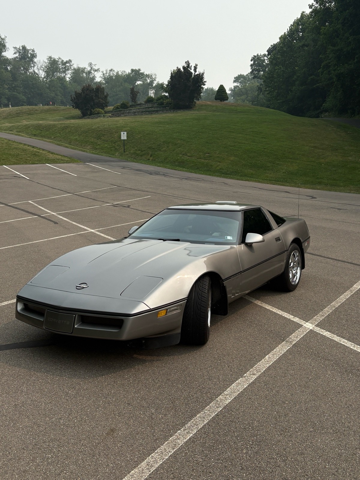 1986 Grey Chevrolet Corvette   | C4 Corvette Photo 2