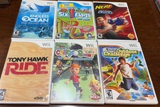Nintendo WII Family Friendly Bundle Of 6 Games With Cases