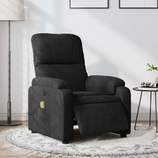 Electric Massage Recliner Chair Black