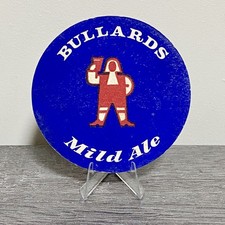 Vintage Bullards Mild Ale Norwich Beer Mat Collectible Retro 1970s Pub Coaster