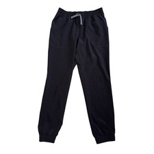 Patagonia Kids Black Jogger Pants Elastic Waist Drawstring Size L
