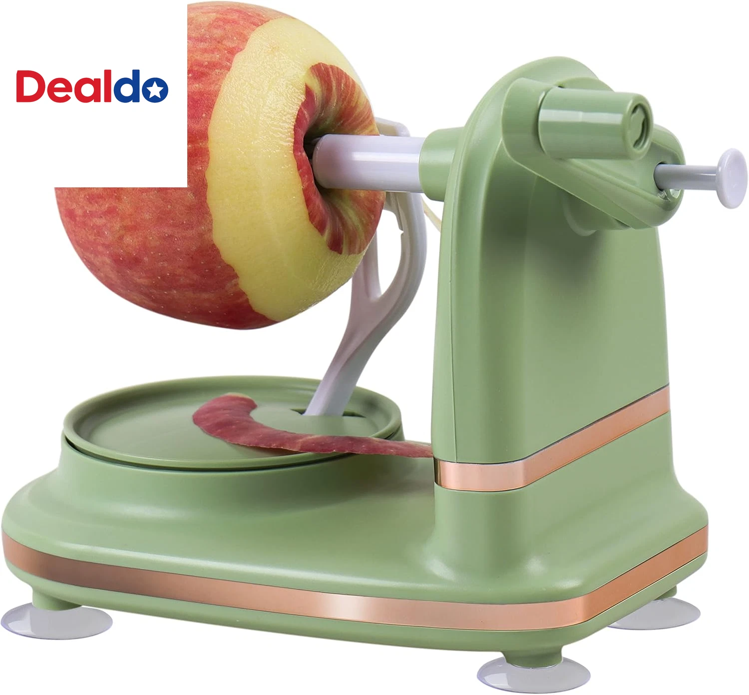 Apple Peeler with 2 Blades Replacements, Apple Pealer Slicer & Corer for Home Ki