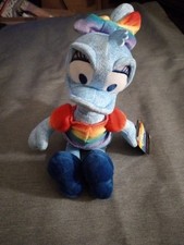 Rainbow DISNEY Collection Daisy Duck Pride Plush 9 - NWT