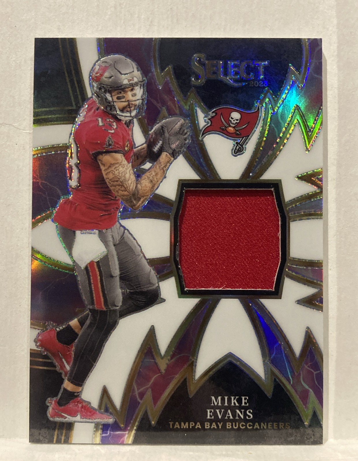 2023 Panini Select - Sparks Mike Evans #SP-MEV White Prizm /75 (MEM)