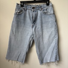 Levi's 550 Vintage Jean Shorts Made in USA 30 Waist Relaxed 90 s
