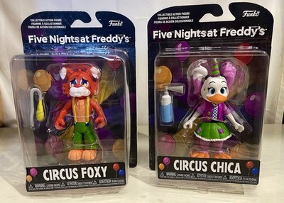 Funko Five Nights at Freddy's Circus Foxy And Circus Chica Figure Lot Of 2 New