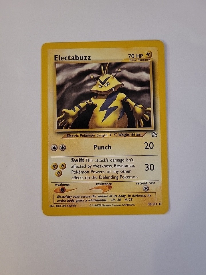 Pokémon TCG Electabuzz Neo Genesis 33/111 Regular Uncommon NM