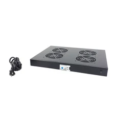 Rack Mount Fan with 4 Fans Server Cooling System W/Standard Power Cable