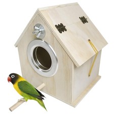 kathson Parakeet Nest Box Bird Nesting House for Lovebirds Cockatiel Budgie F...