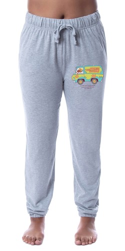 Scooby-Doo Womens' Mystery Machine The Gang Sleep Jogger Pajama Pants (Small)