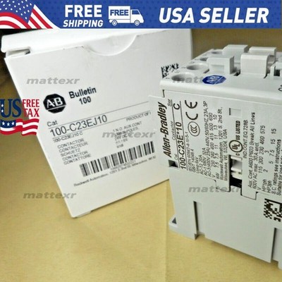 New Allen Bradley 100-C23EJ10 contactor 24VDC (NIB) 100C23EJ10 US Free Tax