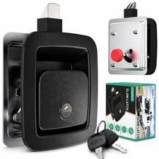 Metal RV Slam Latch Storage Compartment Lock Fits 3.9x3.3 Cutout 1.252 Inch