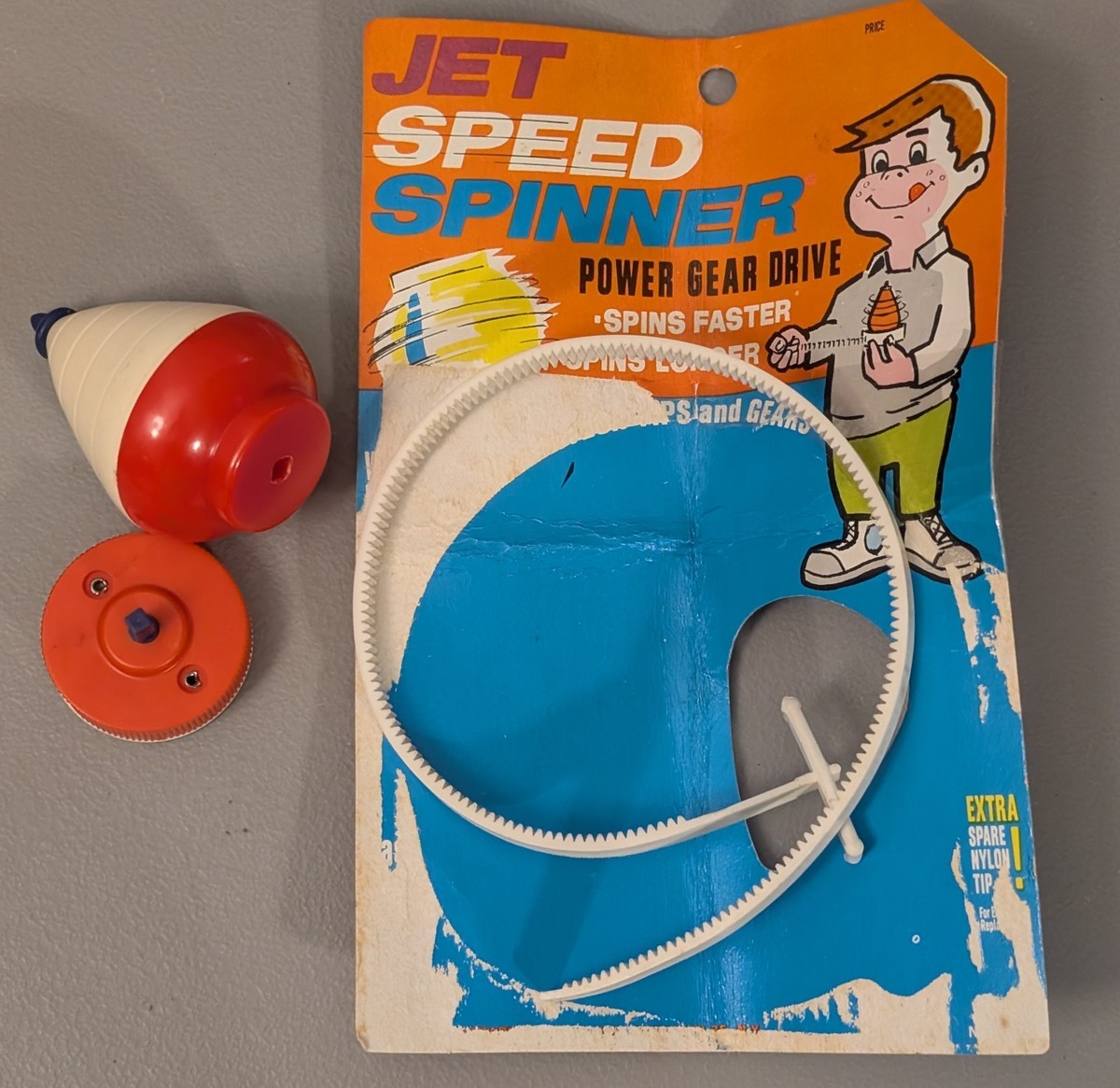 Jet Speed Spinner Spinning Top - Denmark Plastics / Brooklyn NY