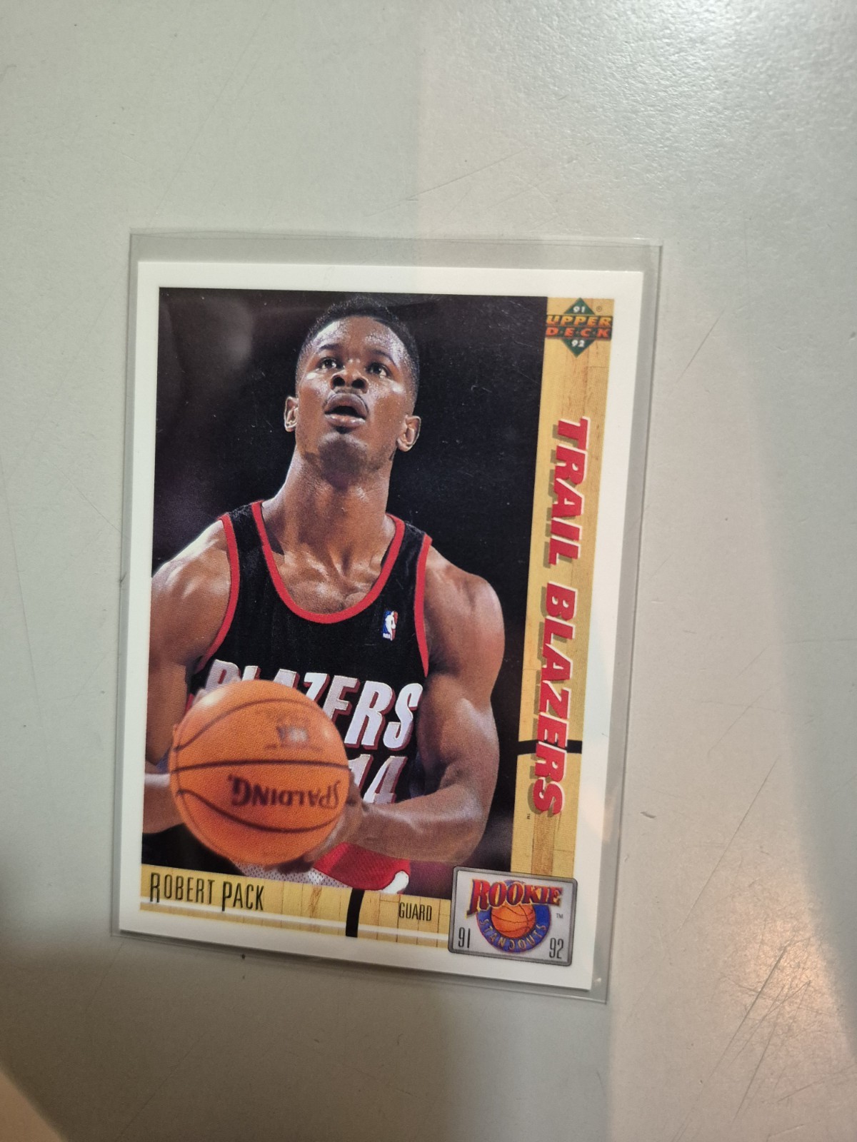 1991-92 Upper Deck Robert Pack Rookie Standouts #R30 Basketball NBA Blazers Rc
