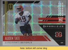 2018 Panini Unparalleled Rookie Superplaid 55/150 Auden Tate #284 READ s6i