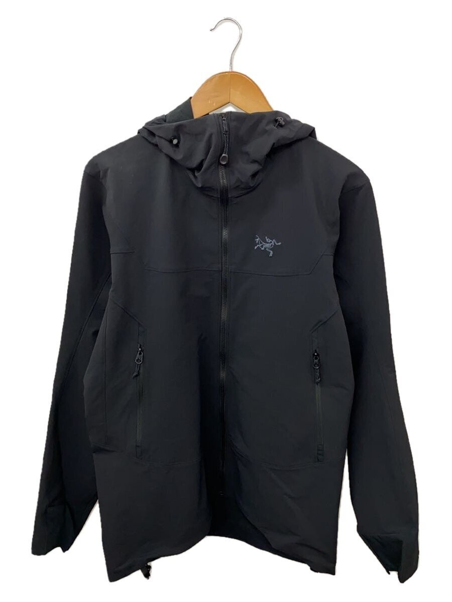 Arc'teryx Felpa con Cappuccio Zip Nero Nylon Taglia S Giacca Leggera Tinta Unita #EG CZA