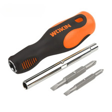 6 In 1 Screwdriver Set CrV Interchangeable Multi-Bit Screwdriver