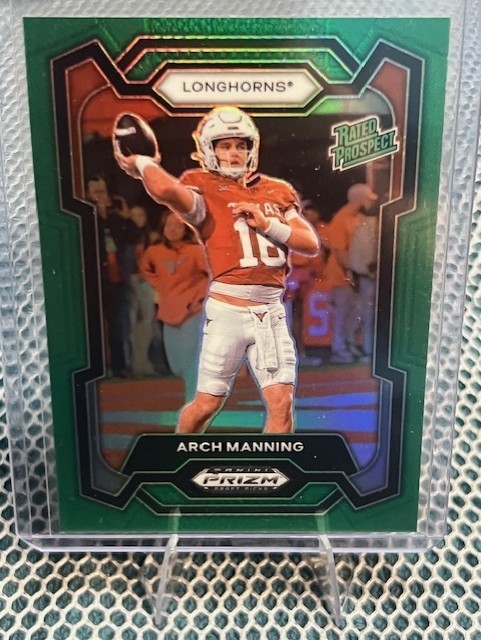 2024 Panini Prizm Draft Picks - Rated Prospect Arch Manning #192 Green Prizm...