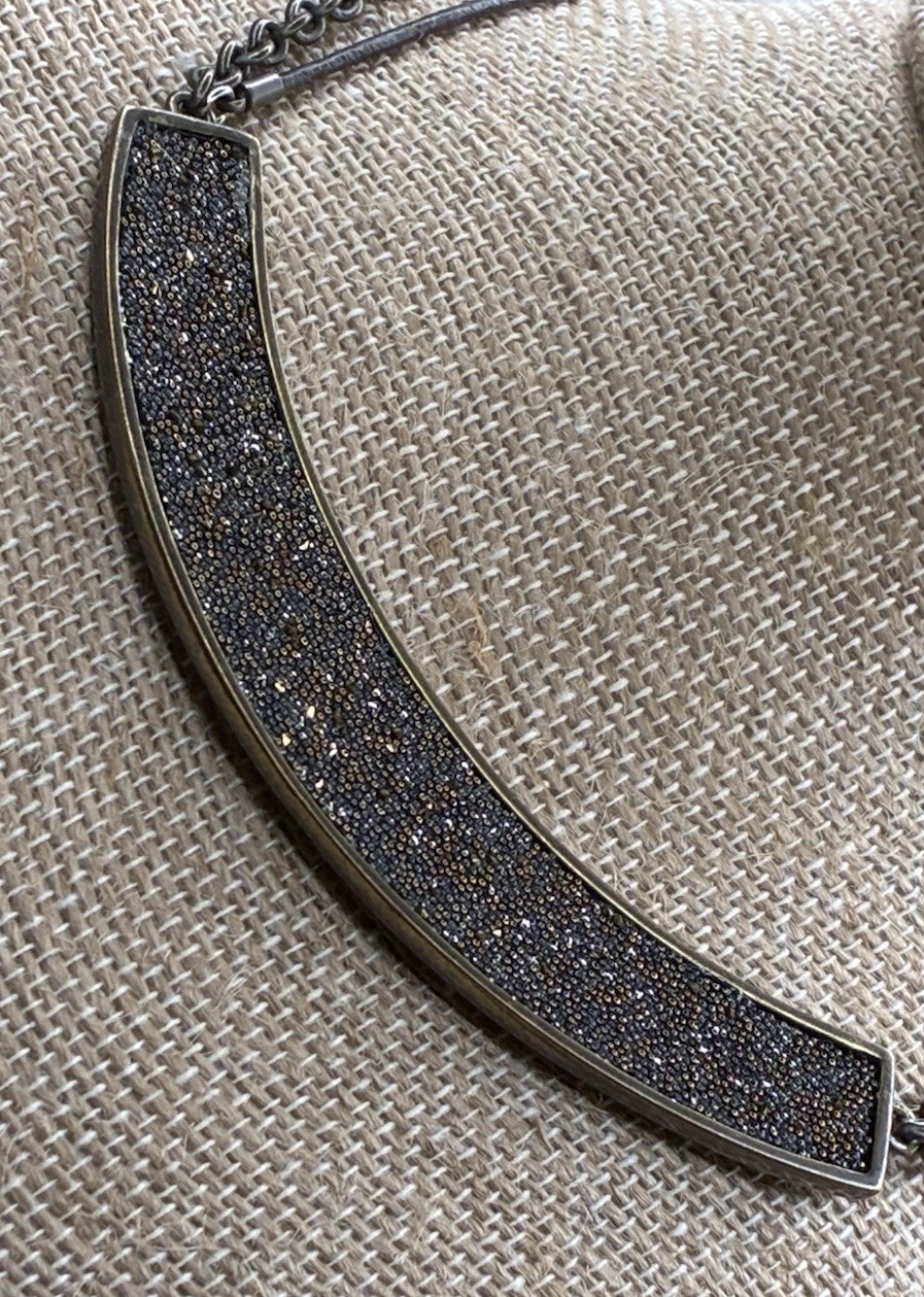 Touchstone Pave Crystal Collar Statement Necklace… - image 9