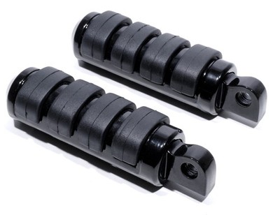 Fussrasten-Set Schwarz für Harley-Davidson HD Softail XL Sportster V Rod Dyna 