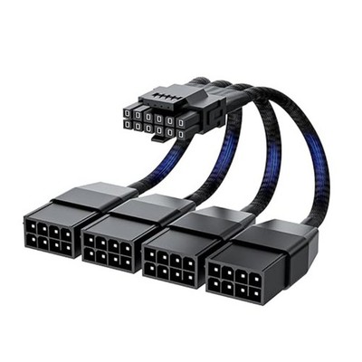 16-pin 12VHPWR Power Cable Adapter for Nvidia RTX 4090 4080 HD100 16-pin 12VHPWR