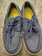 Men's SPERRY STS16420 Blue Leather Upper Boat Shoes 7.5M