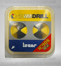 2 x Iscar CHAMDRILL Bohrk&ouml;pfe &Oslash; 12.8 IDI 128-SG IC908 IDI 0504-SG NEU & OVP