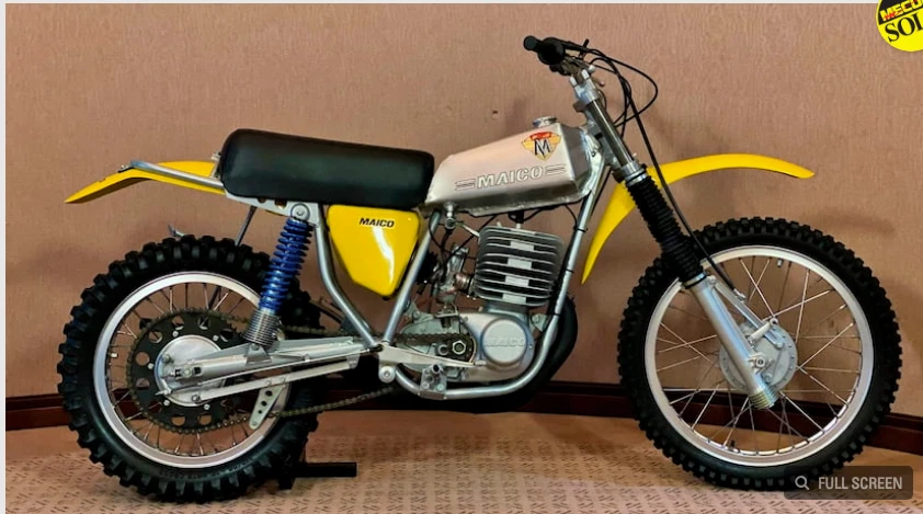 Алюминиевая задняя звездочка Maico 56T 250 400 440 MC AW модели Magnum 1972–1980 НОВАЯ! - Изображение 2 из 4