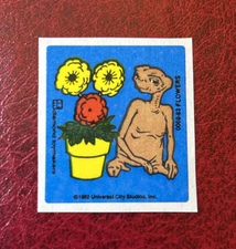 Vintage ET 80s Scratch & Sniff Sticker- Please Read Item Description