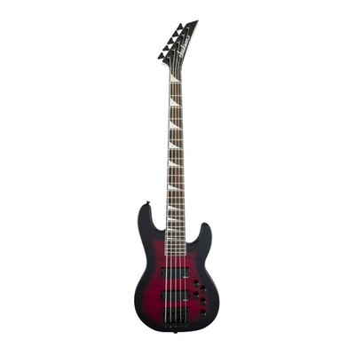 Jackson JS Series Concert Bass JS3VQ 5 String Electric Guitar (Red Burst)