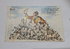 Ansichtskarte München Löwenbräu  Bier Alkohol Humor 1925