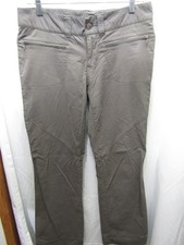 WOMENS COLUMBIA SPORTSWEAR OMNI-SHIELD GRAY PANTS SZ 8 INSEAM 30" WAIST FLAT 16"
