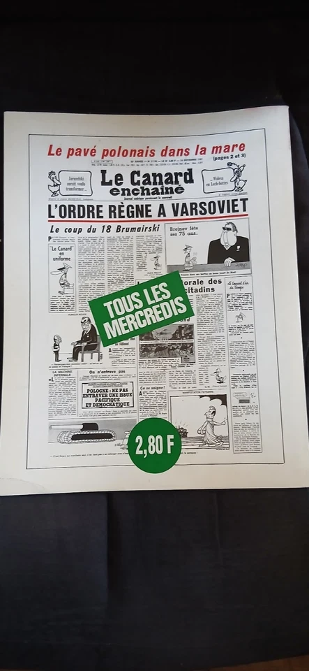 Revue "Les dossiers du Canard enchainé" N° 2 de déc. 1981 : 1981 en 250 dessins - Photo 3/3