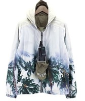 Guess Herren Jacke Xl Wendbar Leicht Mit Kapuze Recycled Wasserabweisend