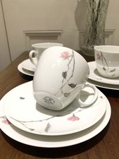 Vintage Rosenthal Continental China "Quince" Trio Set by Raymond Loewy-Set of 3